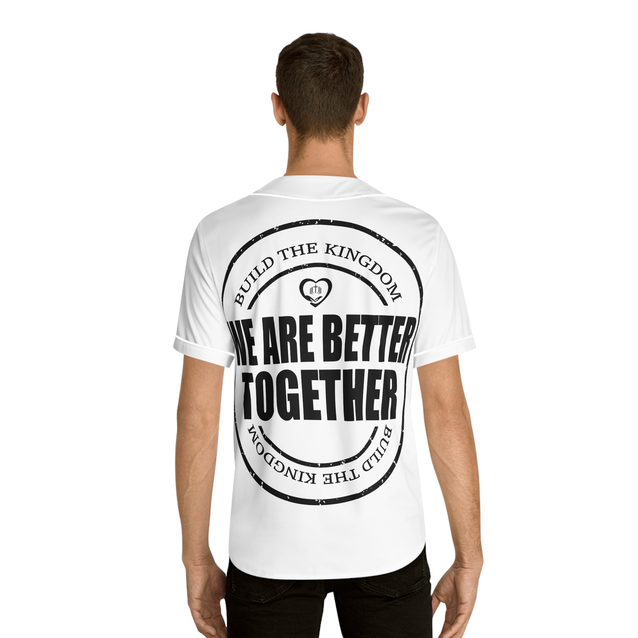 Baseball Jersey — 'We Are Better Together' Christian Team Ministry Shirt