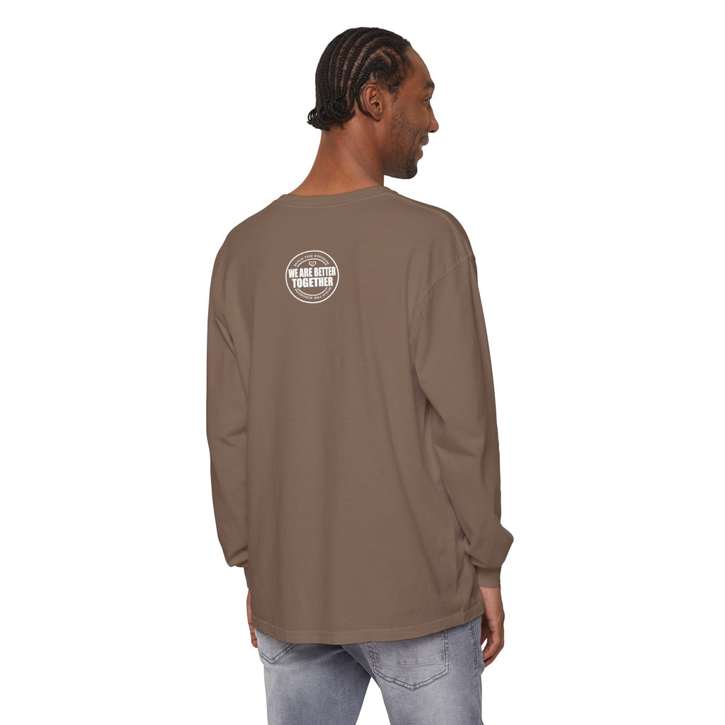 Together Cross Long Sleeve Tee — "We Are Better Together" Christian Graphic Shirt