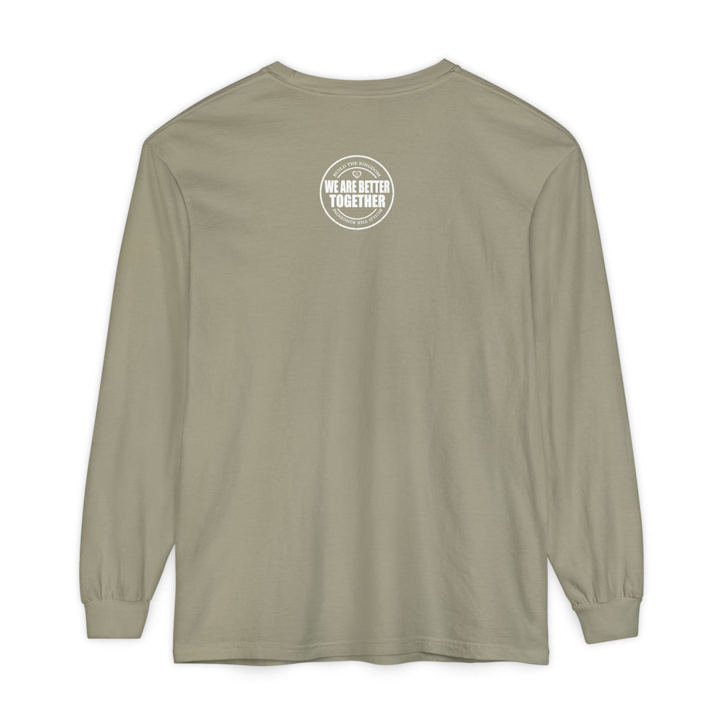 Together Cross Long Sleeve Tee — "We Are Better Together" Christian Graphic Shirt