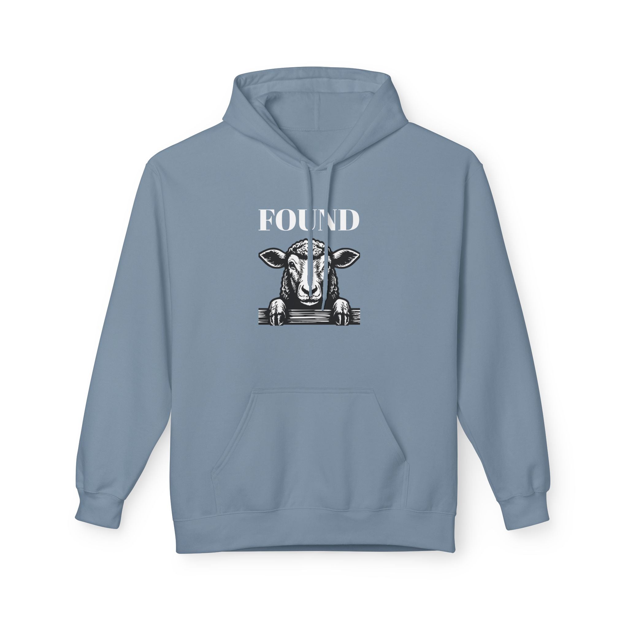 Found Sheep Hoodie — Christian Luke 15:7 Inspirational Fleece Pullover