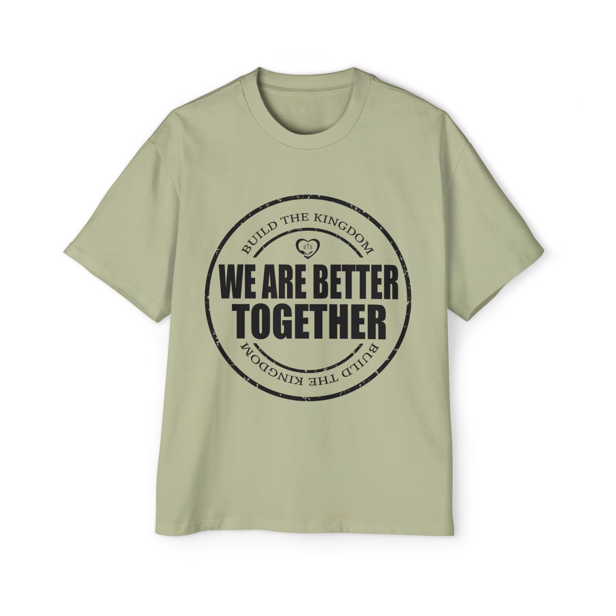 We Are Better Together Tee — Men's Oversized Unity Graphic T-Shirt