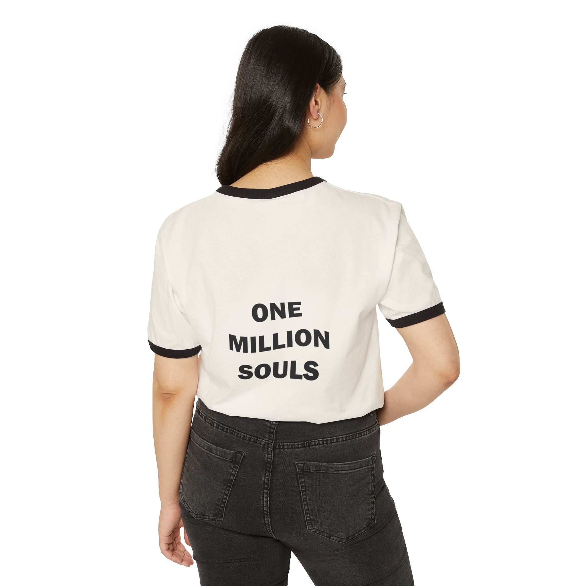 Every Person Every Home Ringer T-Shirt — "One Million Souls" Mission Tee