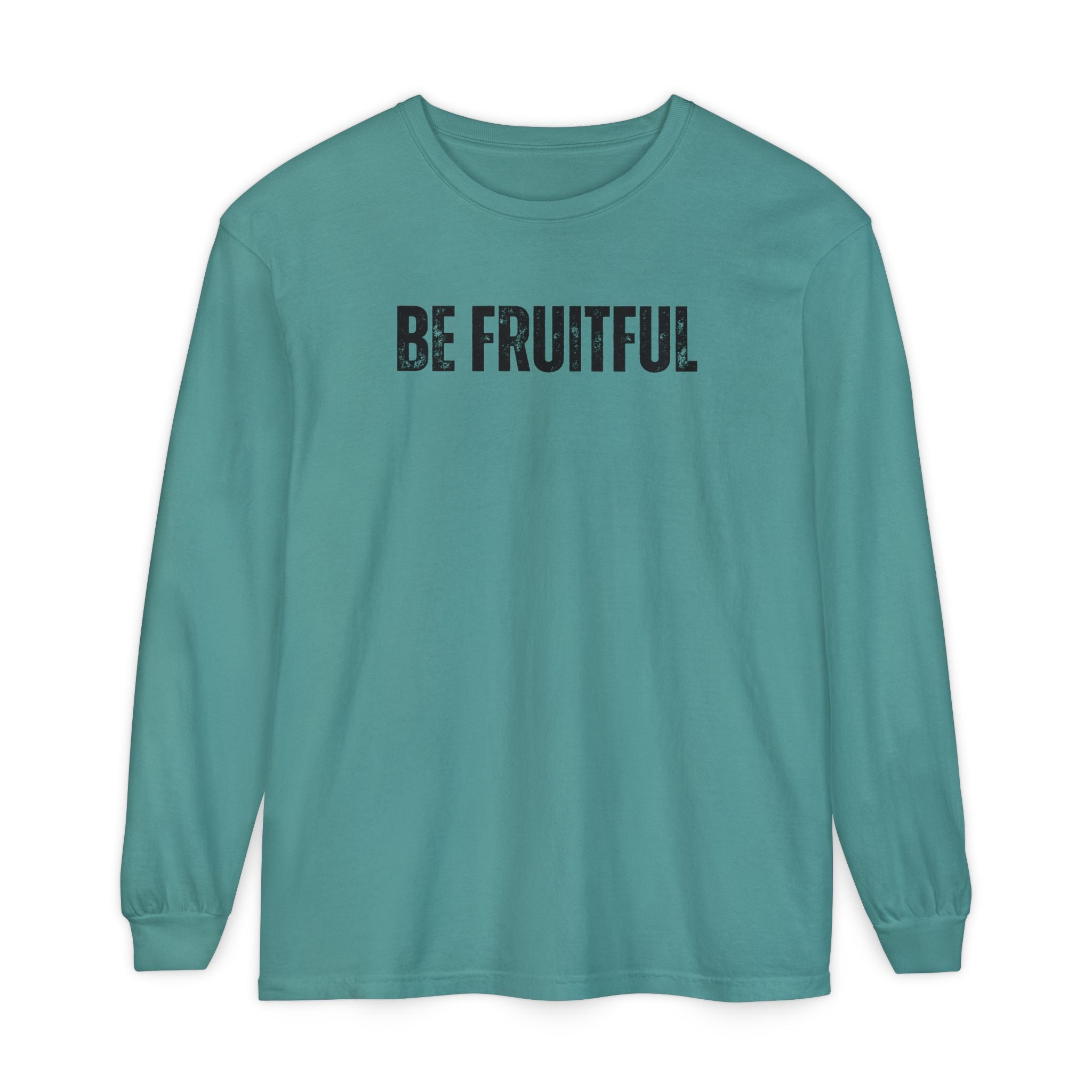 Be Fruitful Long Sleeve T-Shirt — “Fruit of the Spirit” Christian Graphic