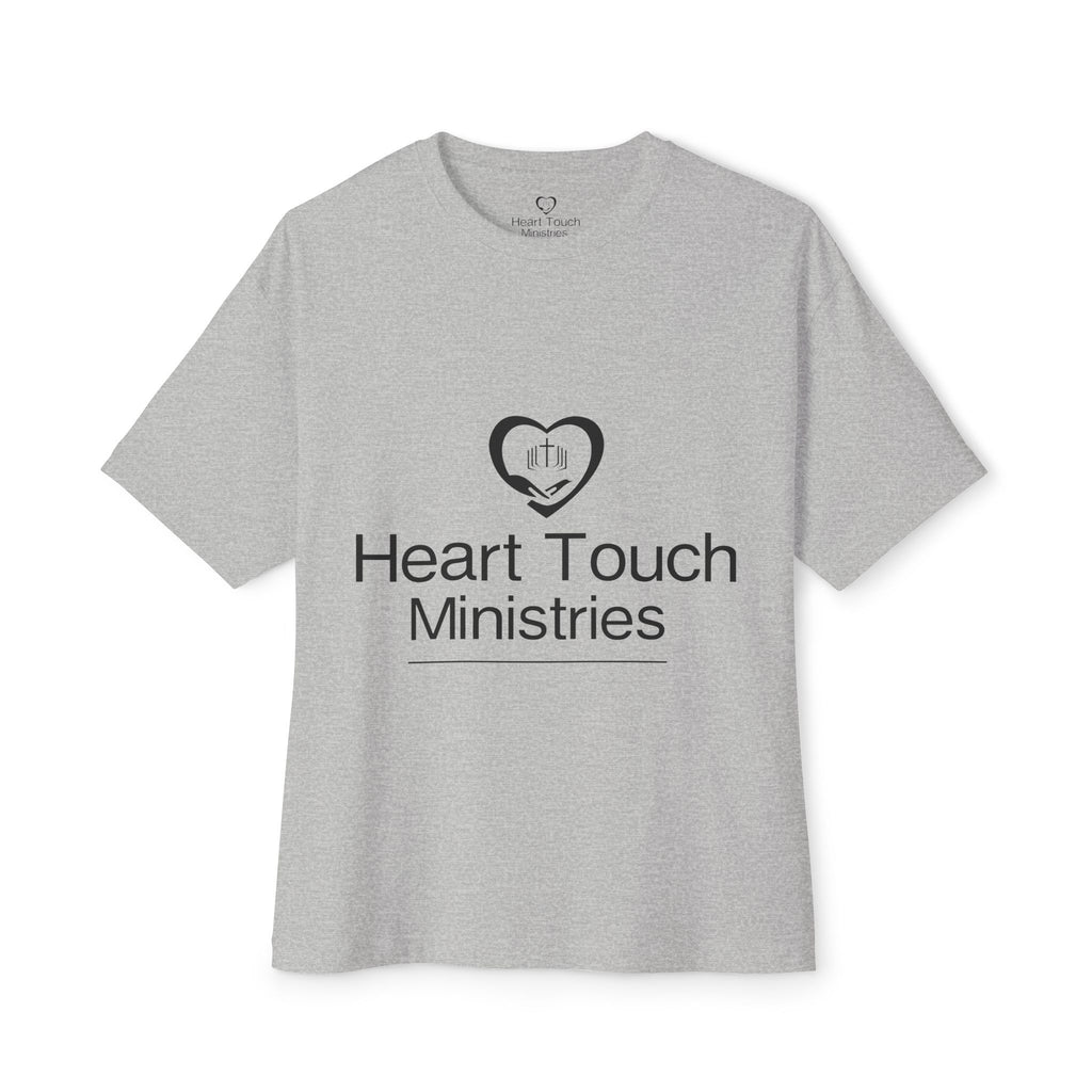 Heart Touch Ministries T‑Shirt — Minimal Logo Tee for Church Volunteers & Faith Events