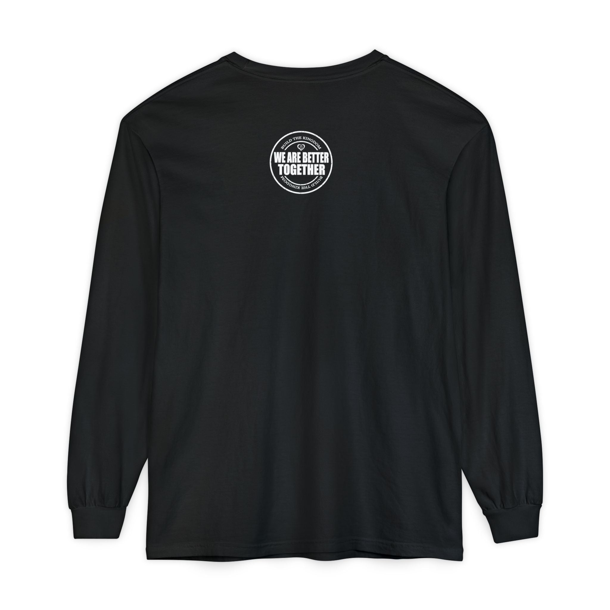 Together Cross Long Sleeve Tee — "We Are Better Together" Christian Graphic Shirt