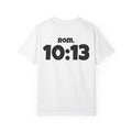 Christian T-Shirt — "Paid For" Cross Design with Rom. 10:13 Back