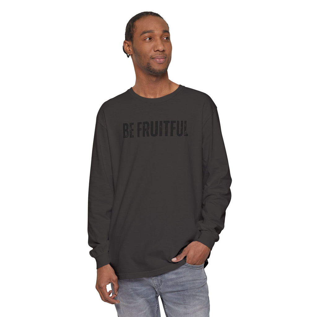 Be Fruitful Long Sleeve T-Shirt — “Fruit of the Spirit” Christian Graphic