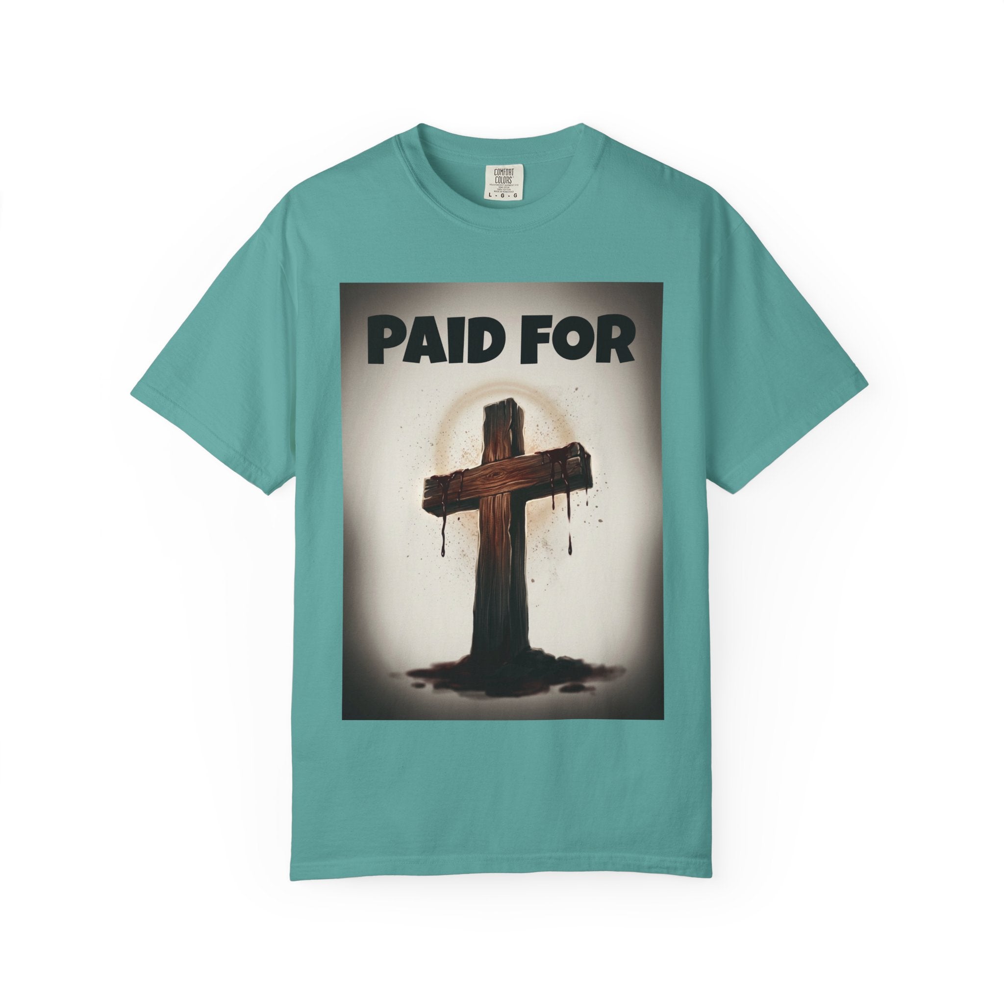 Paid For Cross T-Shirt — Christian Rom 10:13 Faith Tee