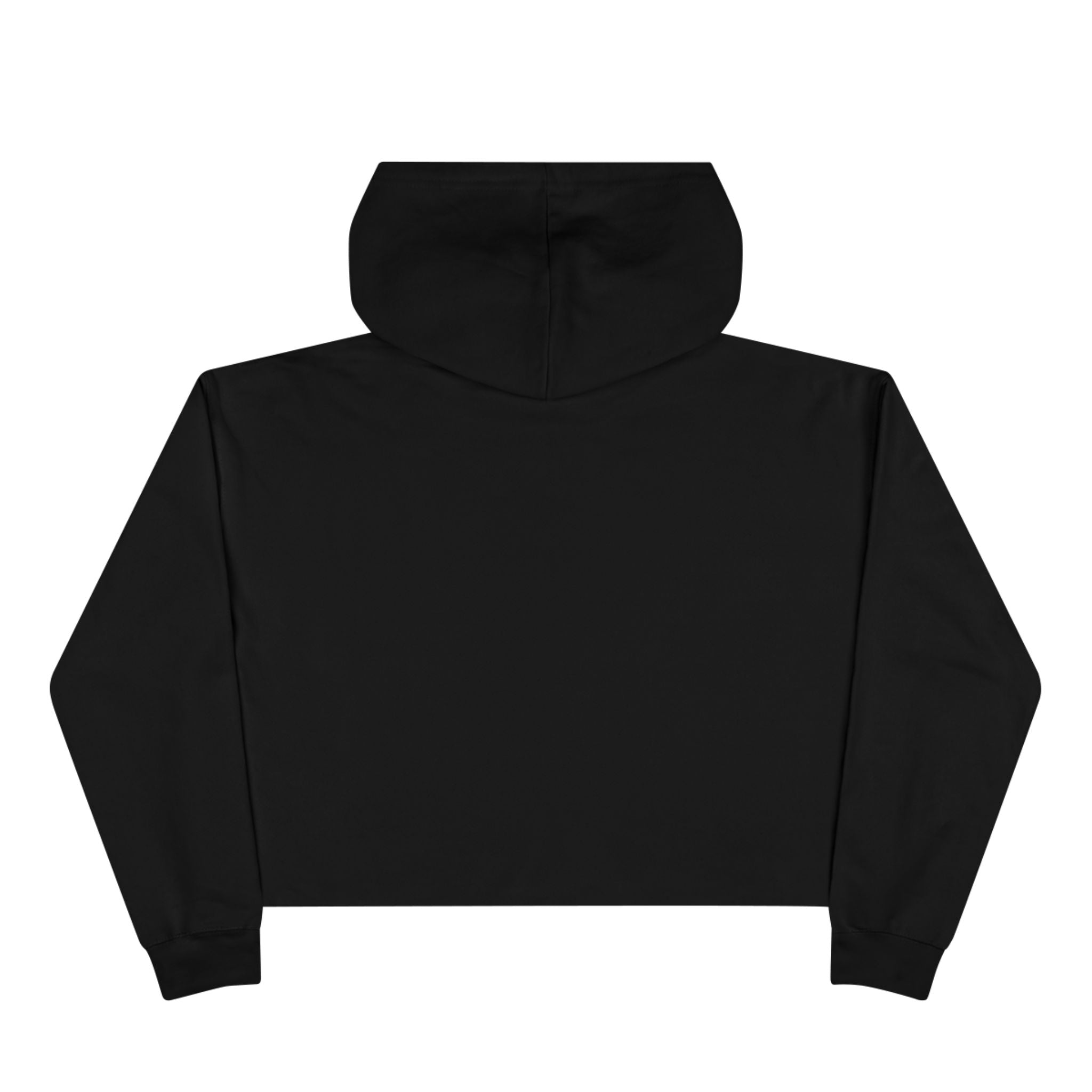 Crop Hoodie — "Go Public With Your Faith" Cropped Spiritual Hoodie