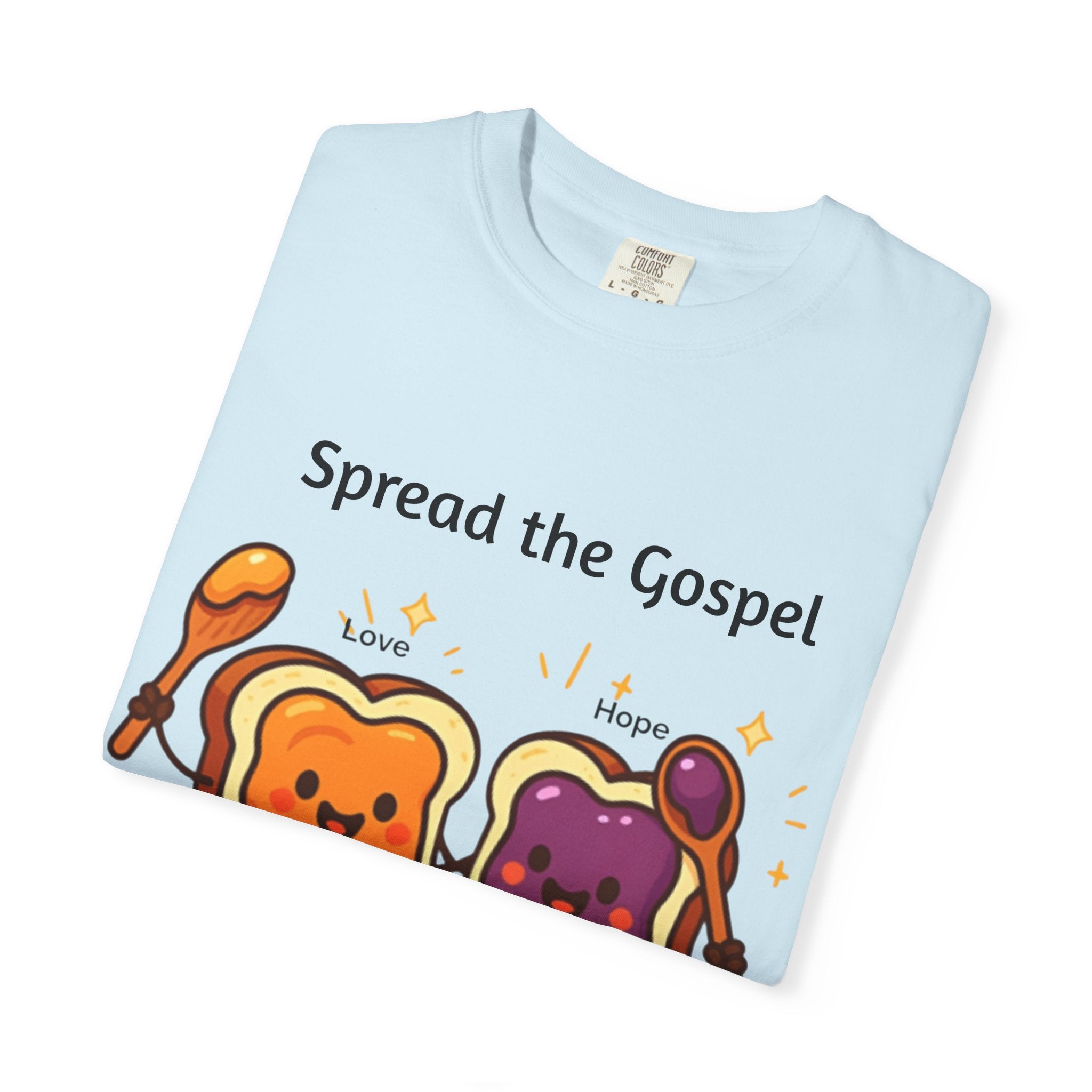 Spread the Gospel Toast T-Shirt — Cute Peanut Butter & Jelly Christian Tee