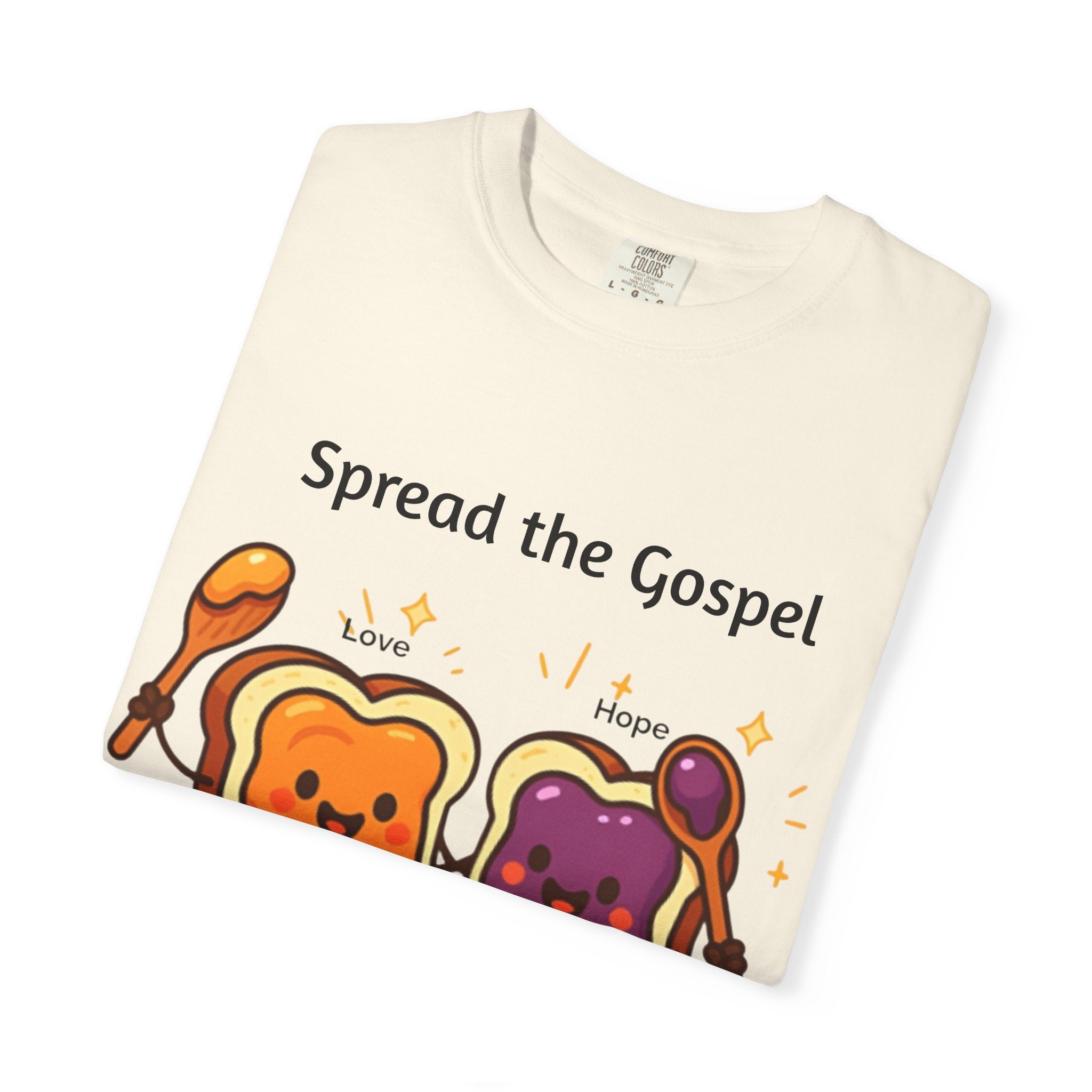 Spread the Gospel Toast T-Shirt — Cute Peanut Butter & Jelly Christian Tee