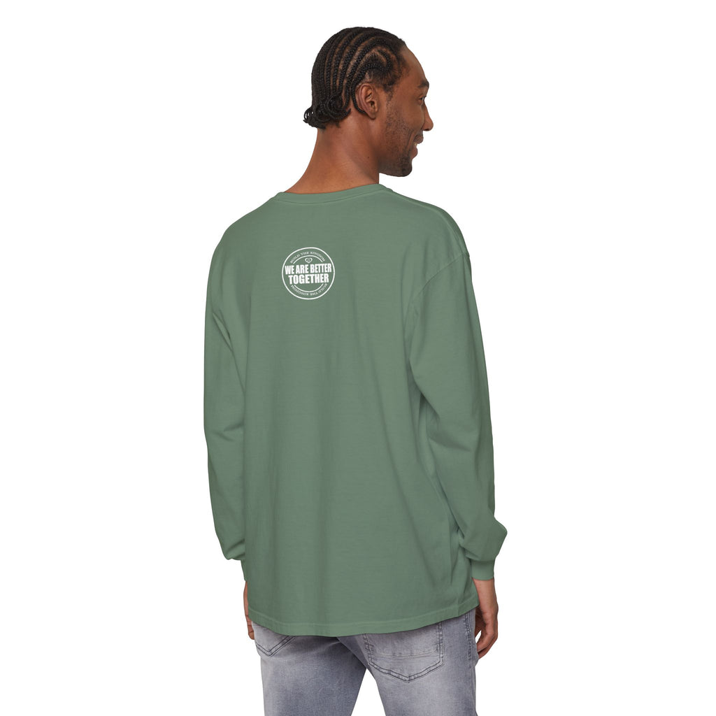 Together Cross Long Sleeve Tee — "We Are Better Together" Christian Graphic Shirt