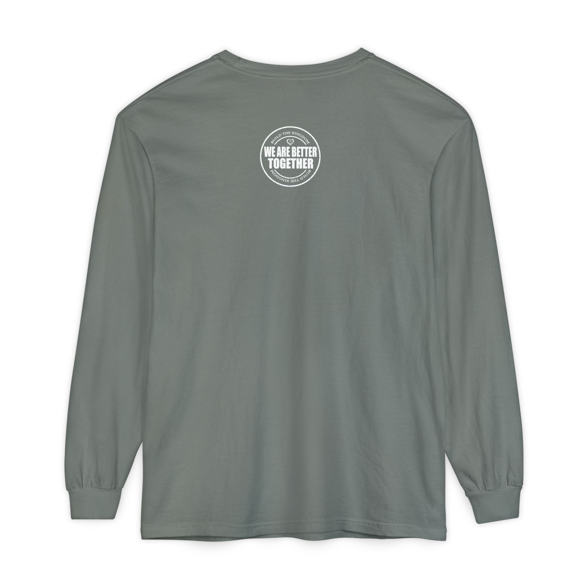 Together Cross Long Sleeve Tee — "We Are Better Together" Christian Graphic Shirt