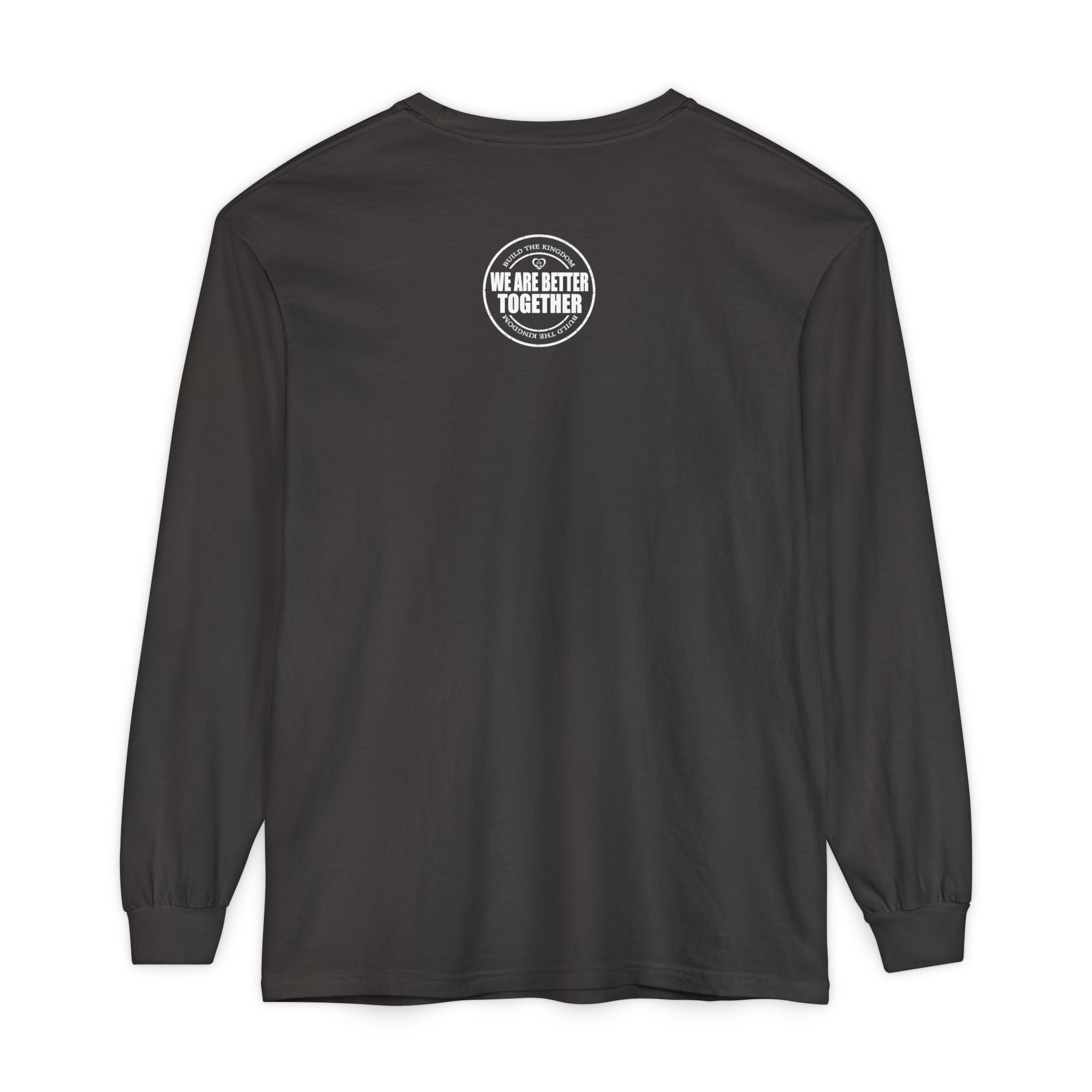 Together Cross Long Sleeve Tee — "We Are Better Together" Christian Graphic Shirt