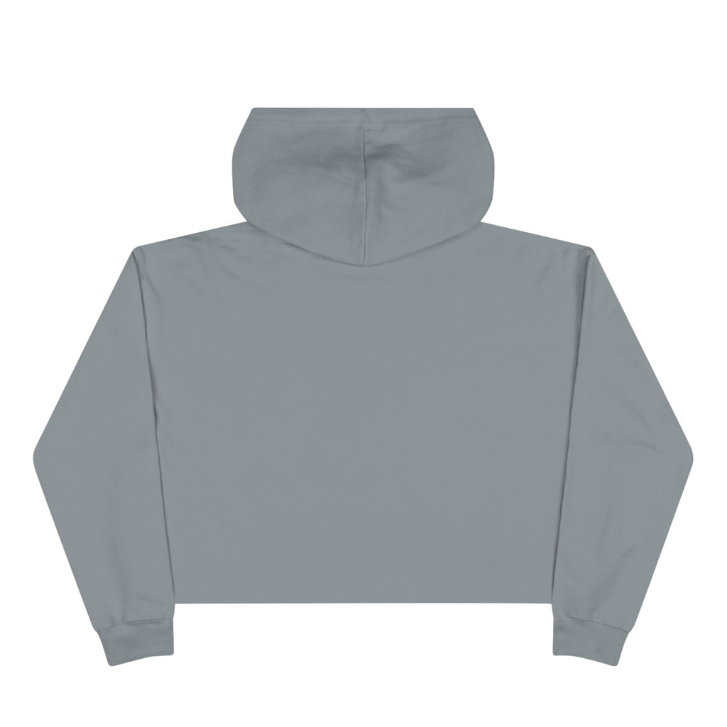 Crop Hoodie — "Go Public With Your Faith" Cropped Spiritual Hoodie