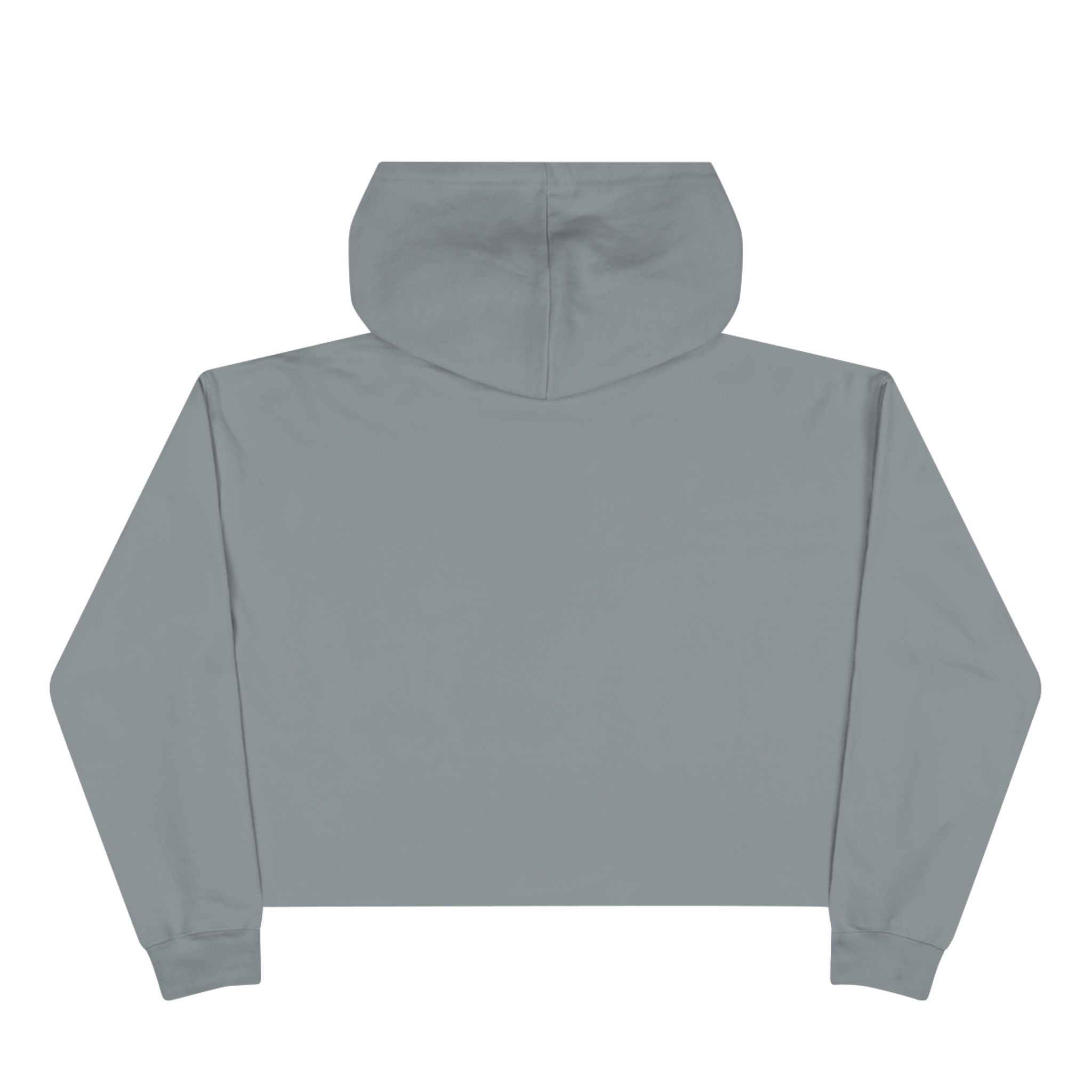 Crop Hoodie — "Go Public With Your Faith" Cropped Spiritual Hoodie