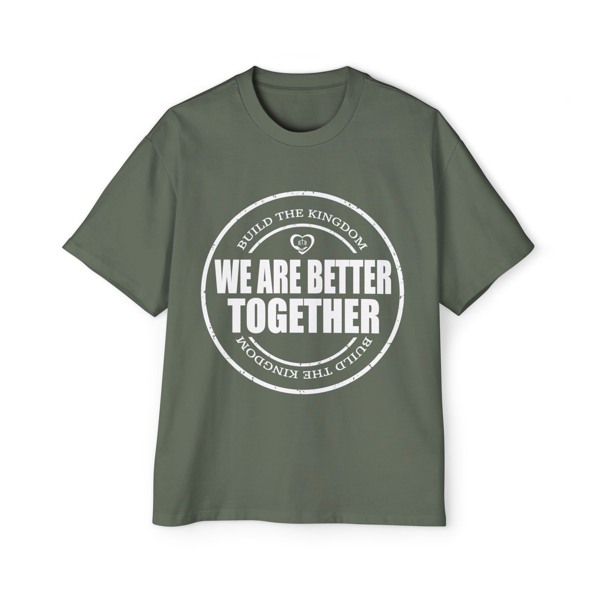 We Are Better Together Tee — Unity Graphic Men's Oversized T-Shirt