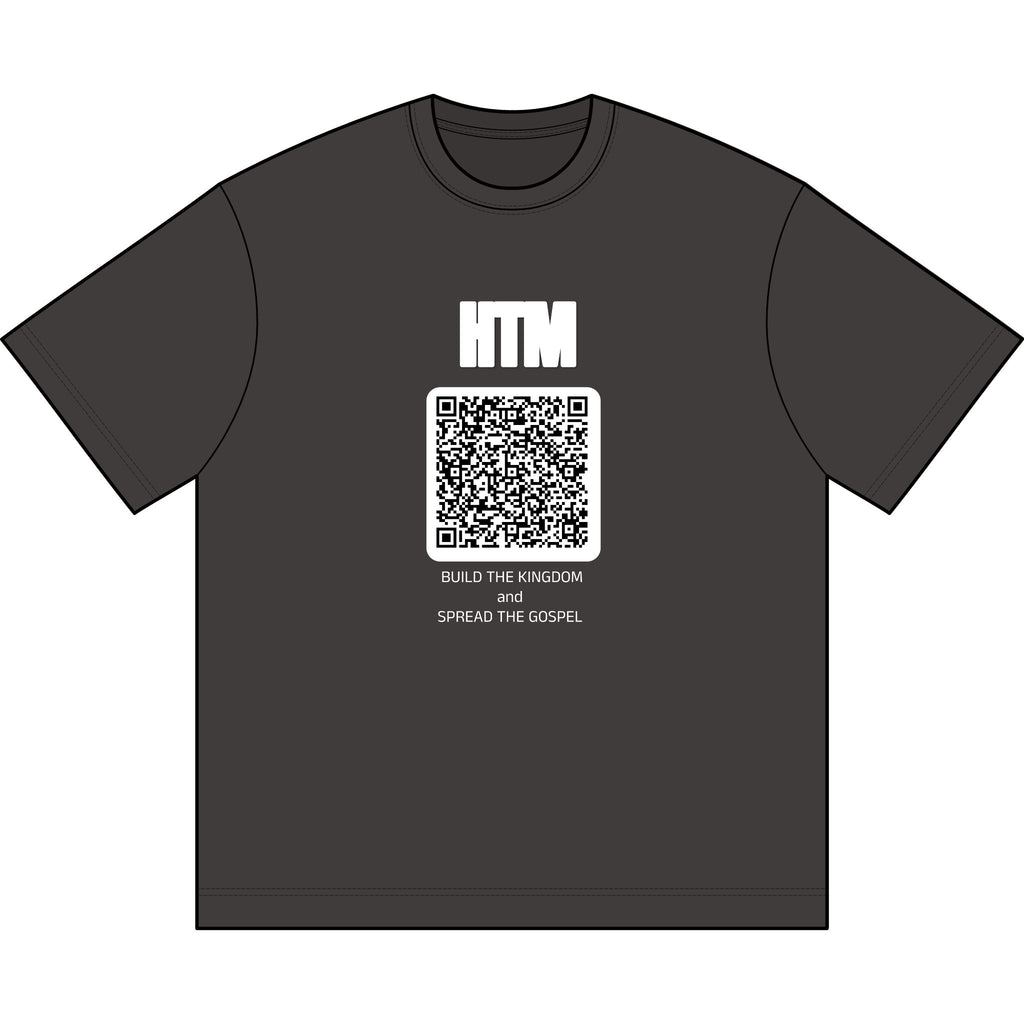 QR Code Box Tee — Minimalist Men’s T-Shirt with Scanable Design