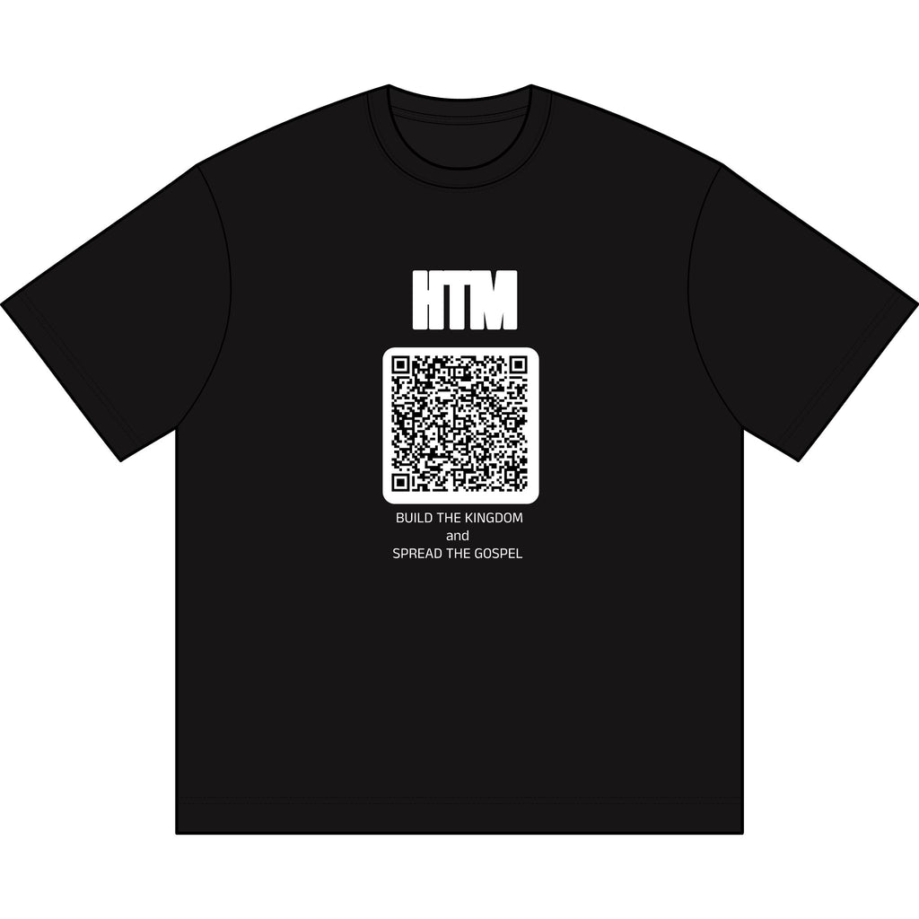 QR Code Box Tee — Minimalist Men’s T-Shirt with Scanable Design