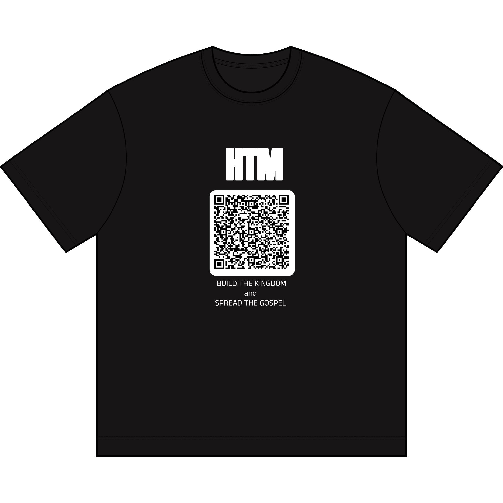 QR Code Box Tee — Minimalist Men’s T-Shirt with Scanable Design
