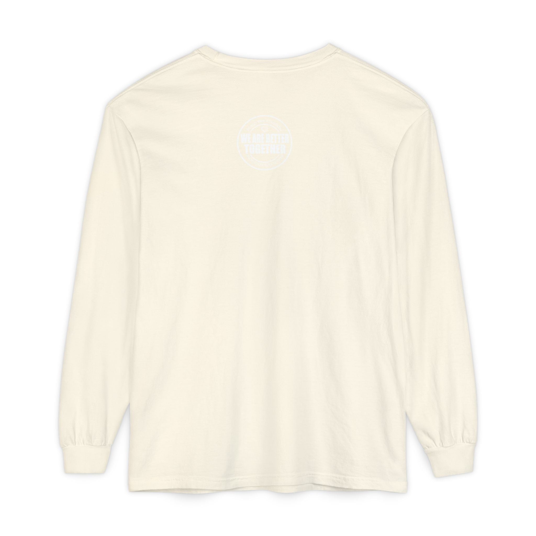 Together Cross Long Sleeve Tee — "We Are Better Together" Christian Graphic Shirt