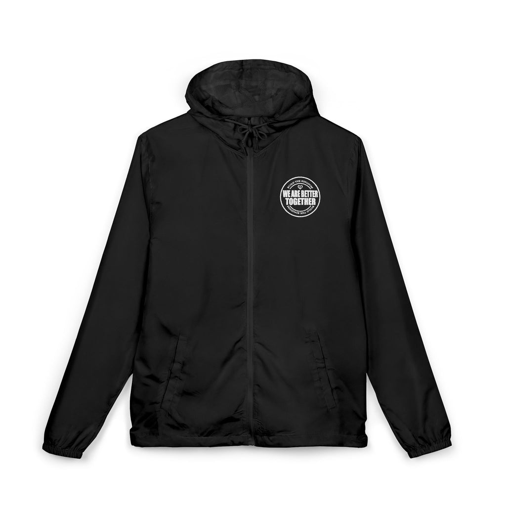 Christian Cross Windbreaker Jacket – 'Amazing Grace' Inspirational Full-Zip Jacket