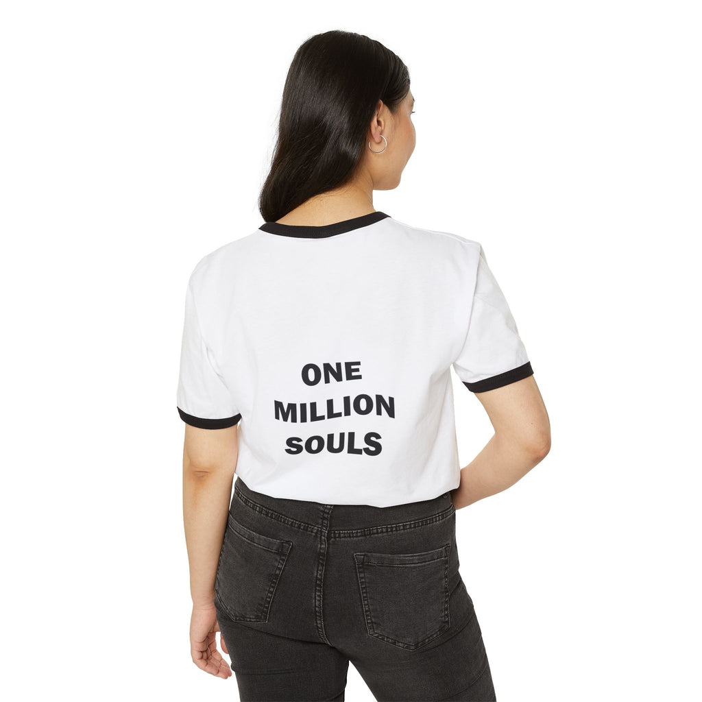 Every Person Every Home Ringer T-Shirt — "One Million Souls" Mission Tee