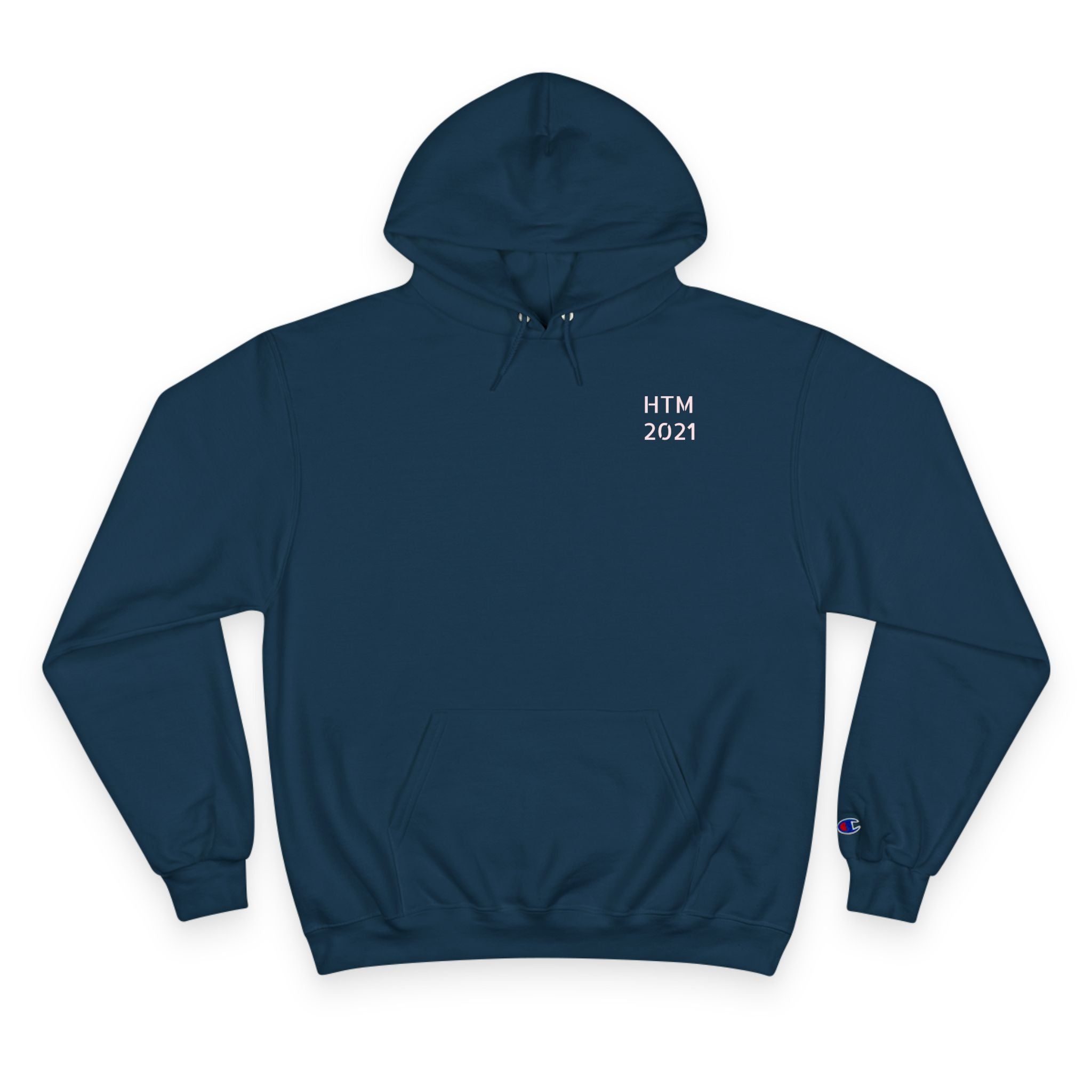 Obedience Is Better Than Sacrifice Hoodie — HTM 2021 Blue Champion-Style Hoodie