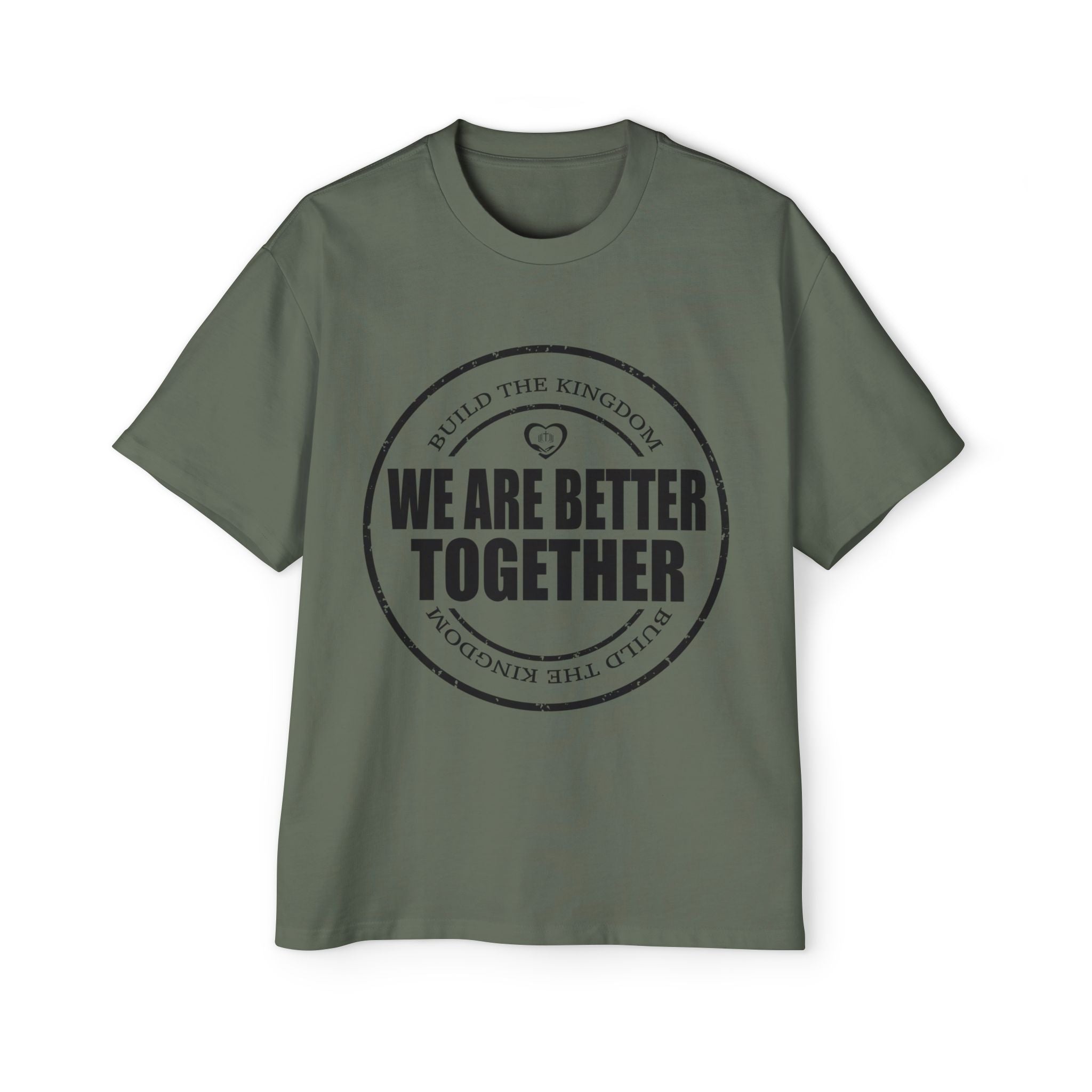 We Are Better Together Tee — Men's Oversized Unity Graphic T-Shirt