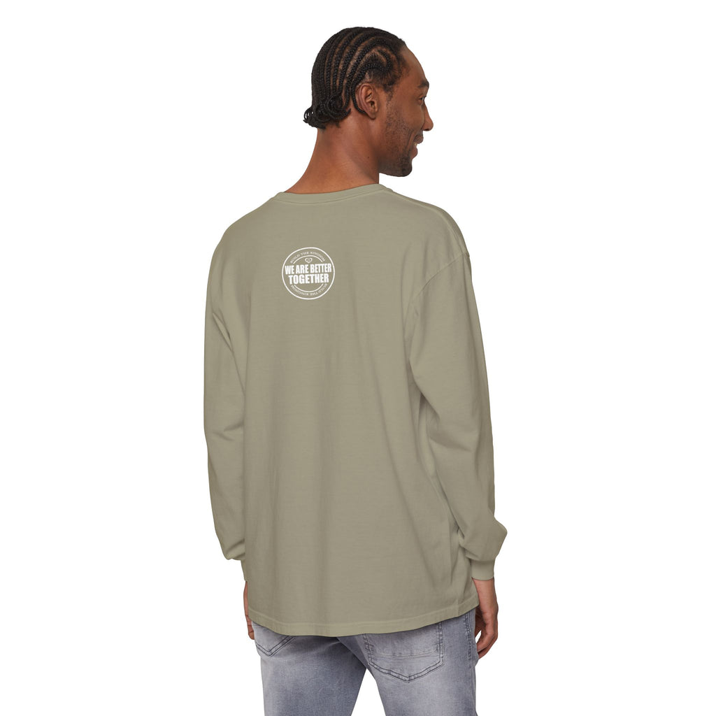 Together Cross Long Sleeve Tee — "We Are Better Together" Christian Graphic Shirt