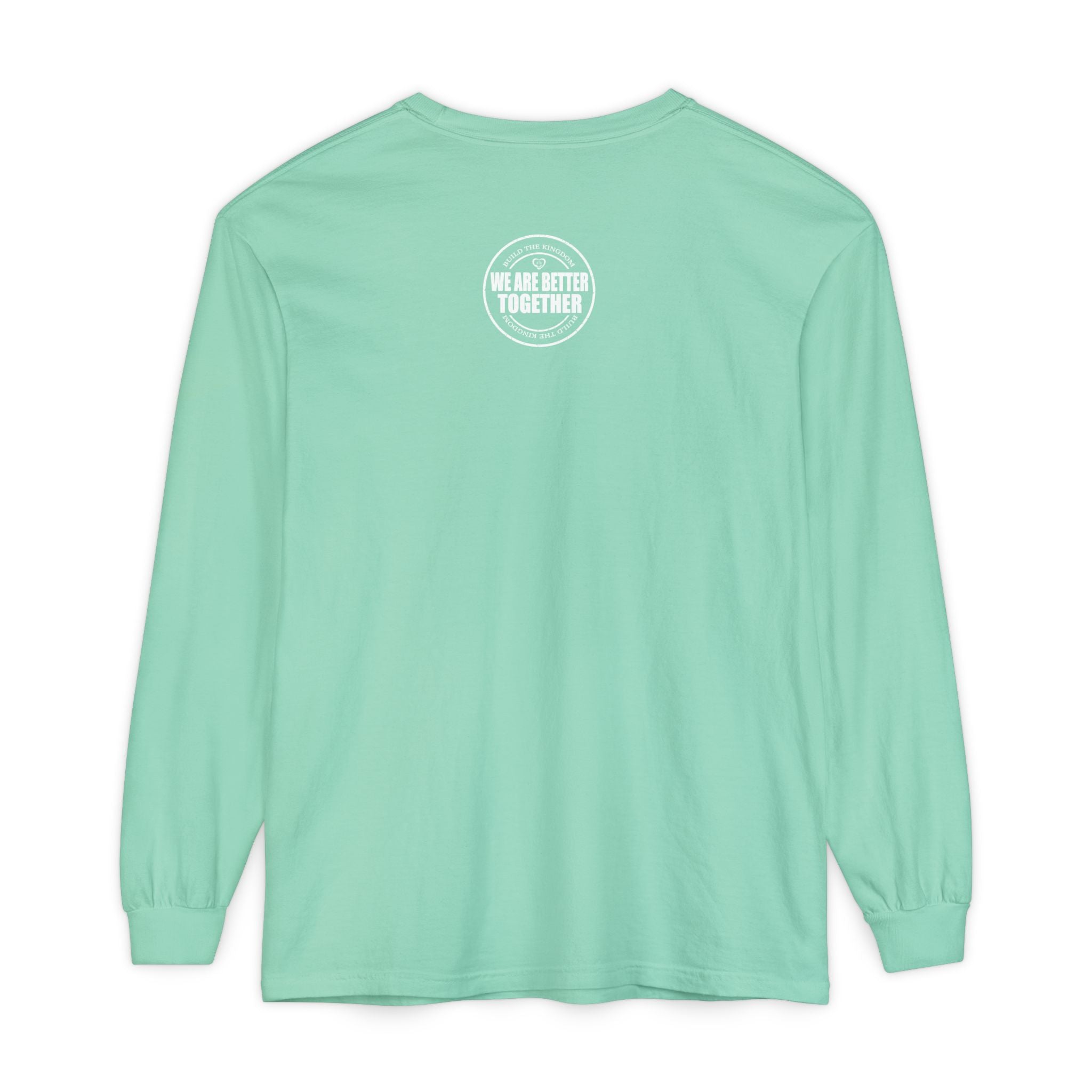 Together Cross Long Sleeve Tee — "We Are Better Together" Christian Graphic Shirt