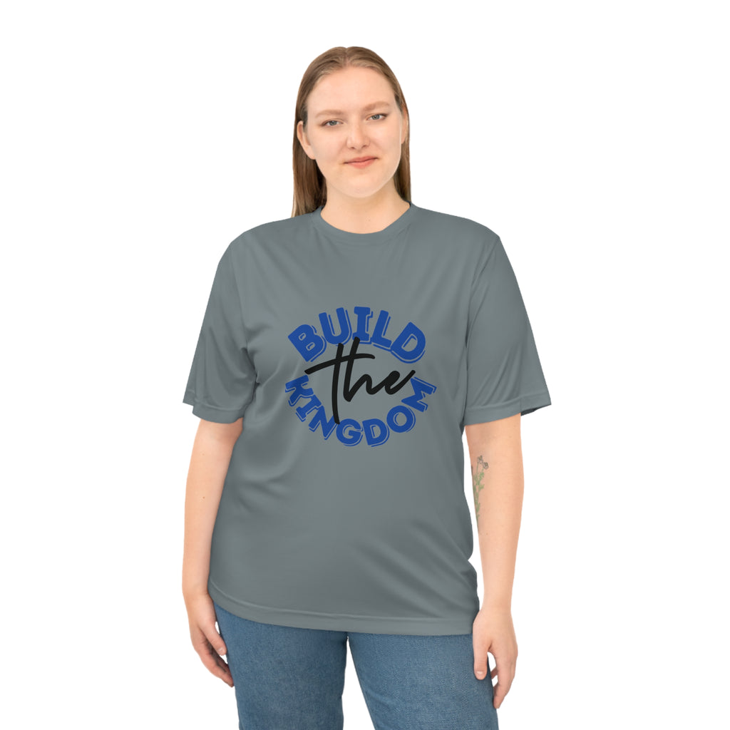 Build The Kingdom Performance T-Shirt — Inspirational Christian Faith Tee