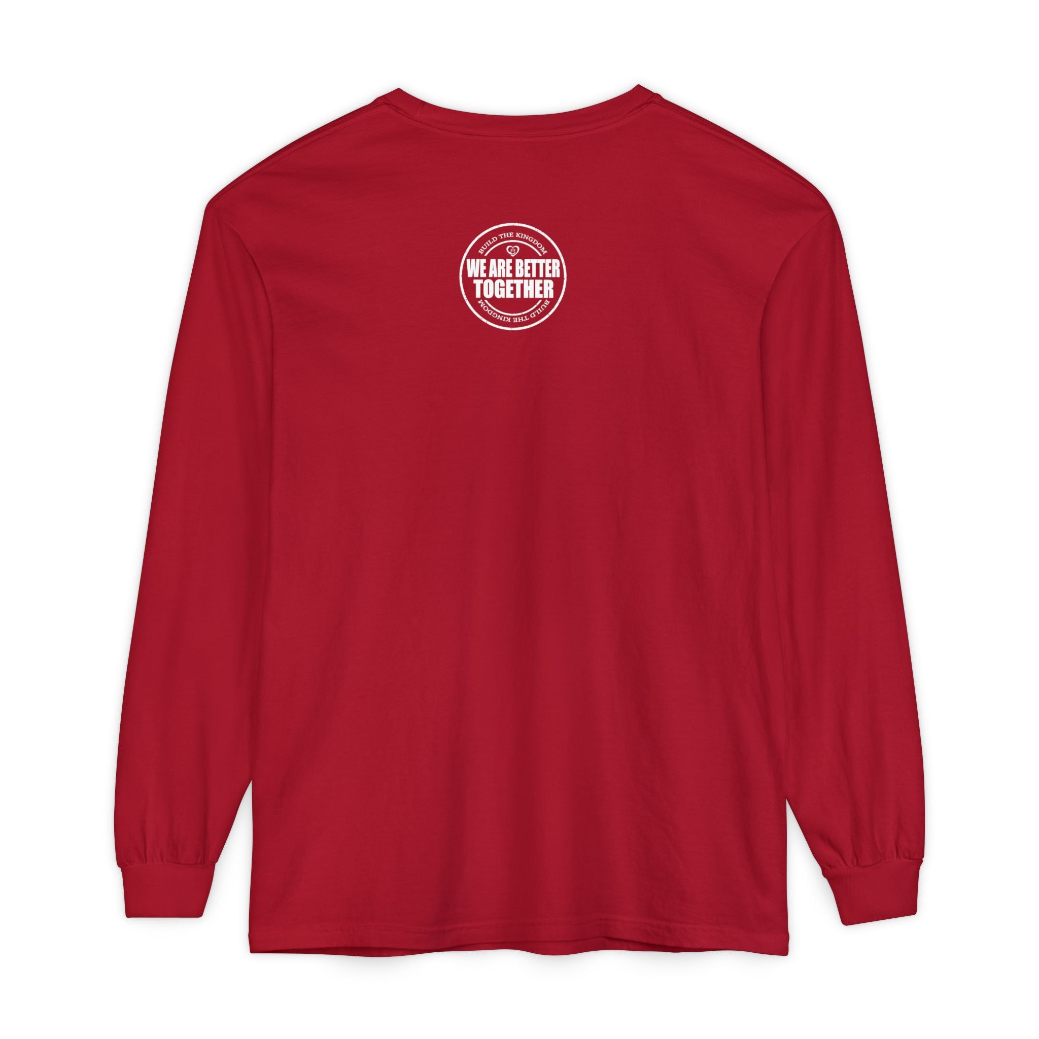 Together Cross Long Sleeve Tee — "We Are Better Together" Christian Graphic Shirt