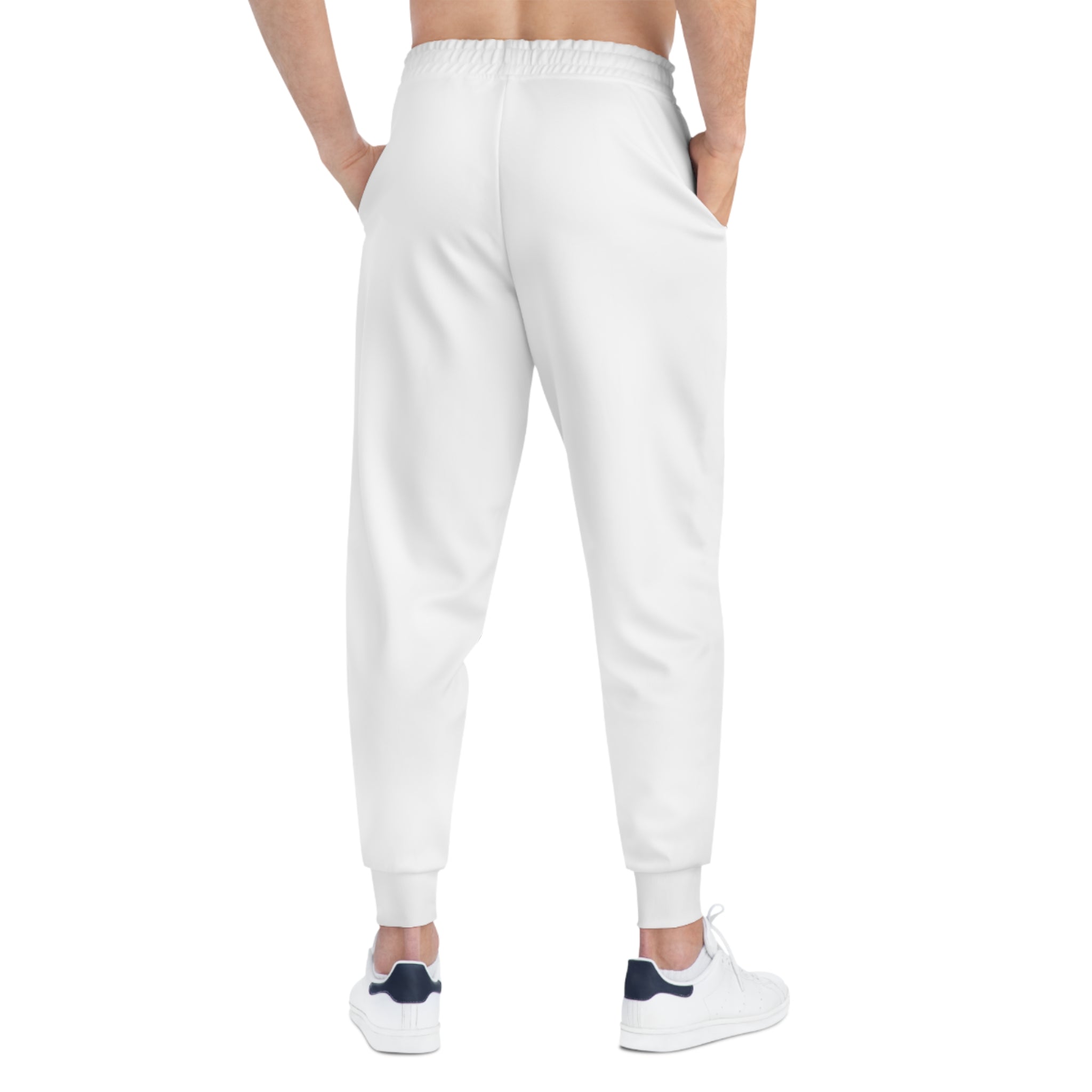 Be Fruitful Athletic Joggers — Motivational White Sweatpants