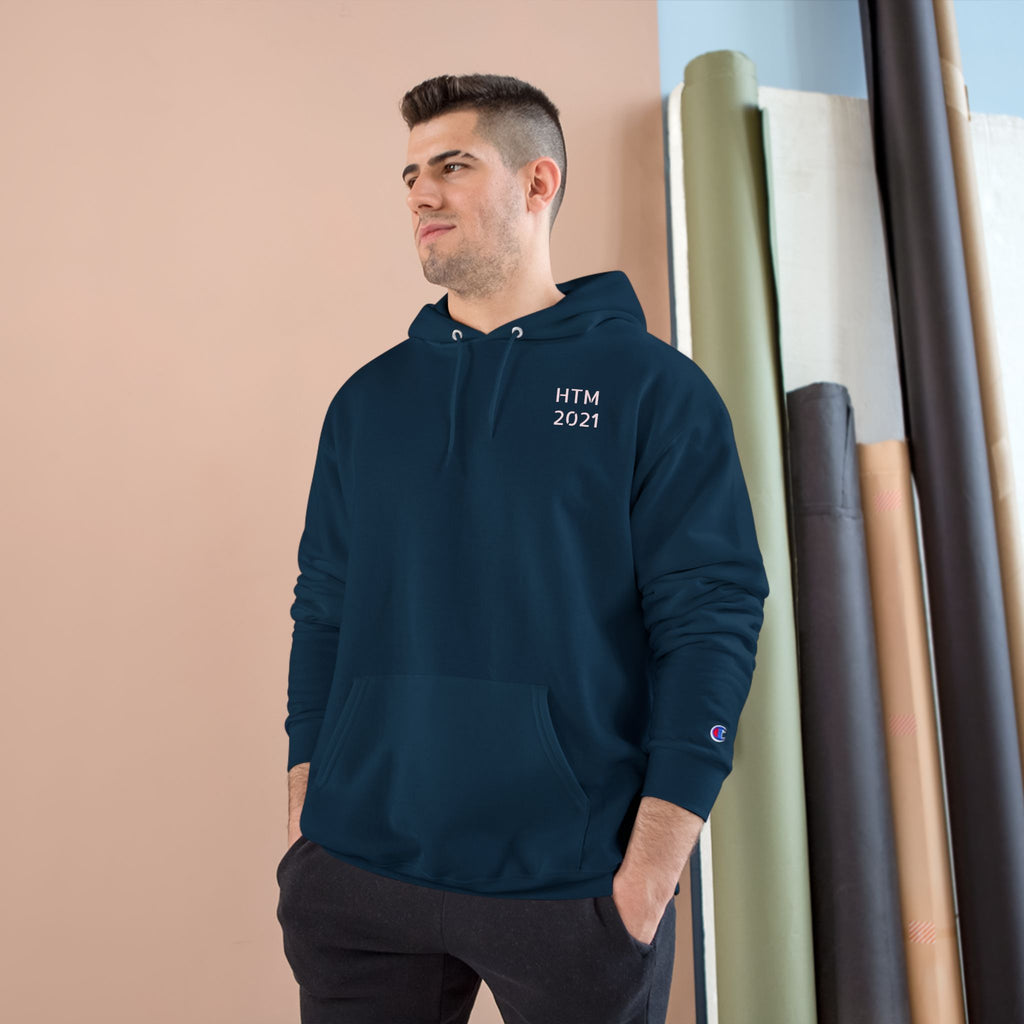 Obedience Is Better Than Sacrifice Hoodie — HTM 2021 Blue Champion-Style Hoodie
