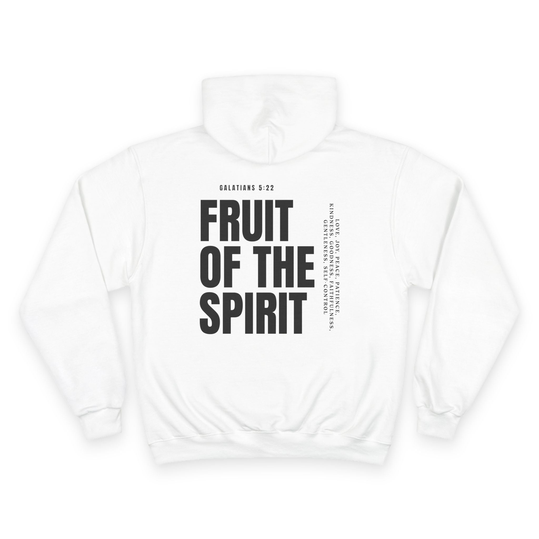 Hoodie - "Be Fruitful" / Fruit of the Spirit Christian Hoodie