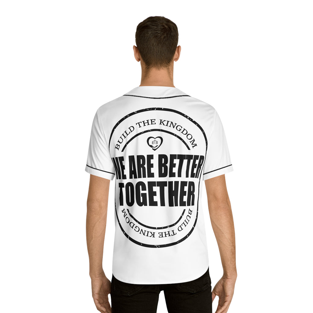 Baseball Jersey — 'We Are Better Together' Christian Team Ministry Shirt