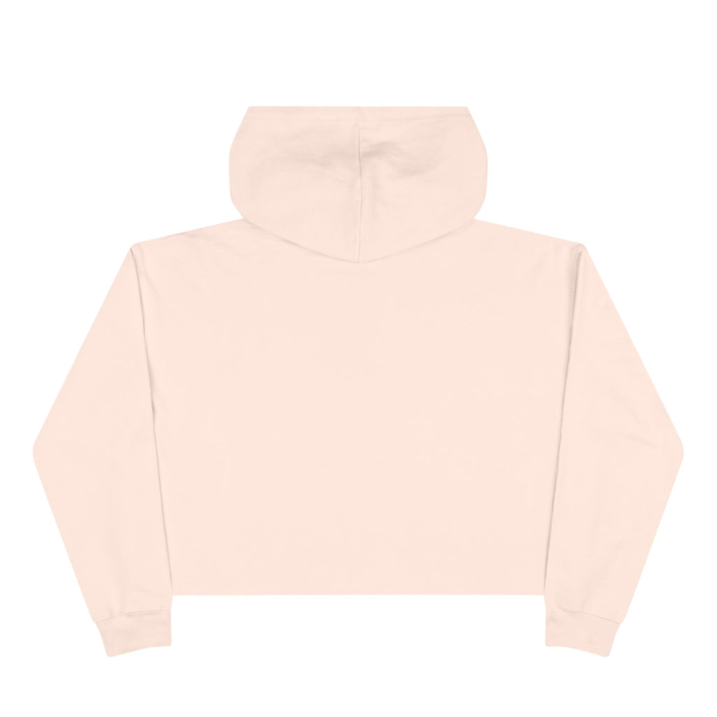 Crop Hoodie — "Go Public With Your Faith" Cropped Spiritual Hoodie