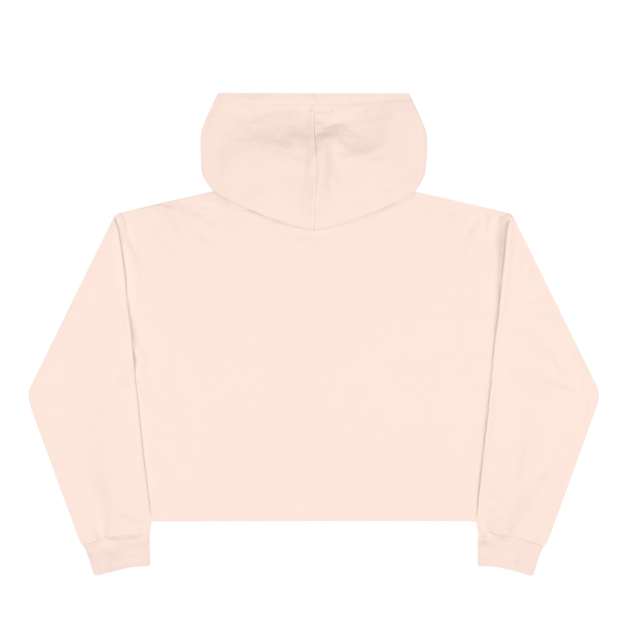 Crop Hoodie — "Go Public With Your Faith" Cropped Spiritual Hoodie