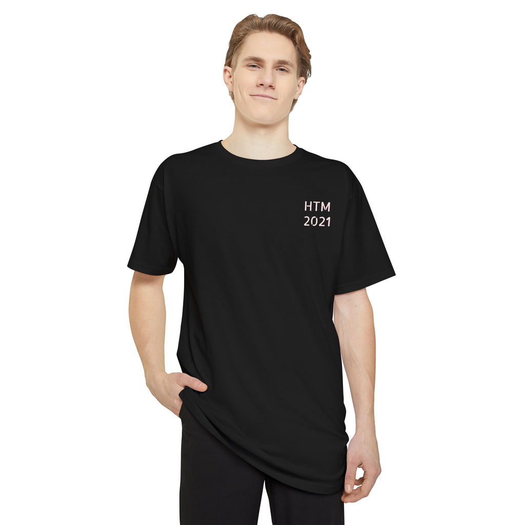Long Body Tee — “Obedience Is Better Than Sacrifice” Minimalist Statement Shirt