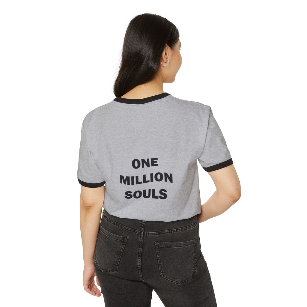 Every Person Every Home Ringer T-Shirt — "One Million Souls" Mission Tee