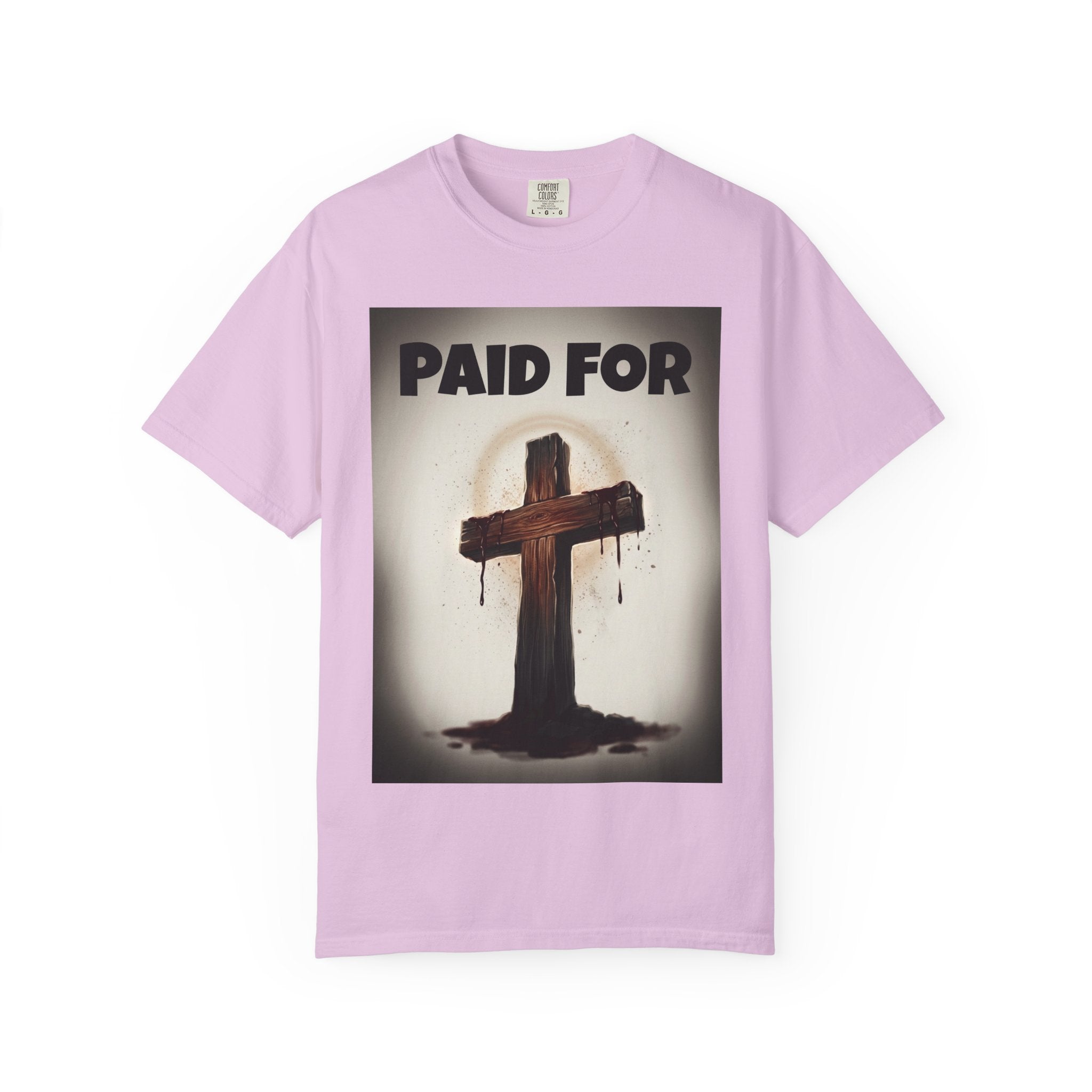 Paid For Cross T-Shirt — Christian Rom 10:13 Faith Tee
