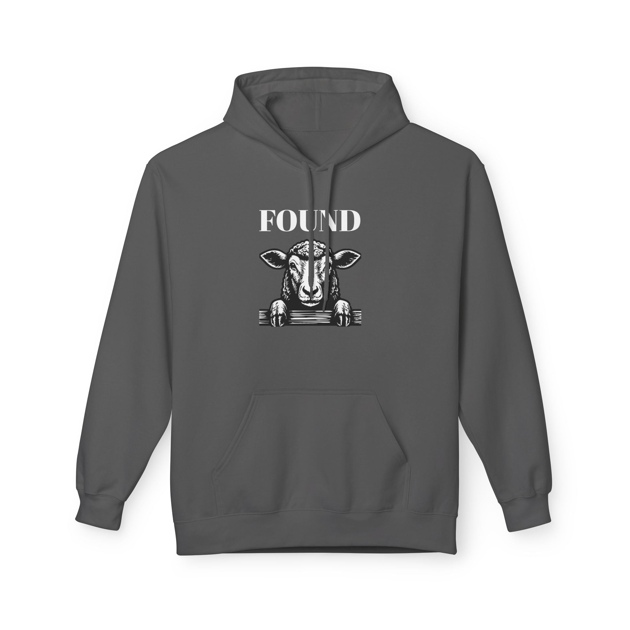 Found Sheep Hoodie — Christian Luke 15:7 Inspirational Fleece Pullover