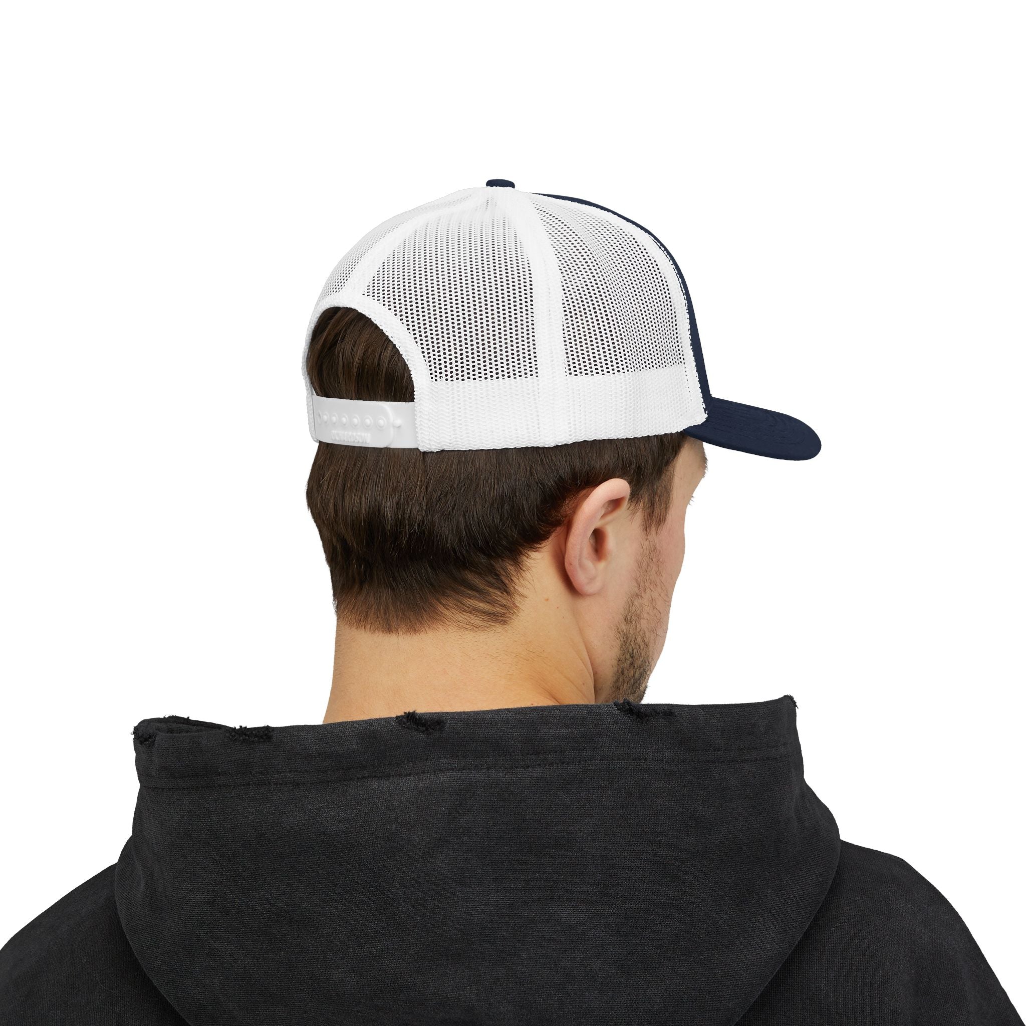 Embroidered Crystal Cross Snapback Trucker Cap — Religious Faith Baseball Hat