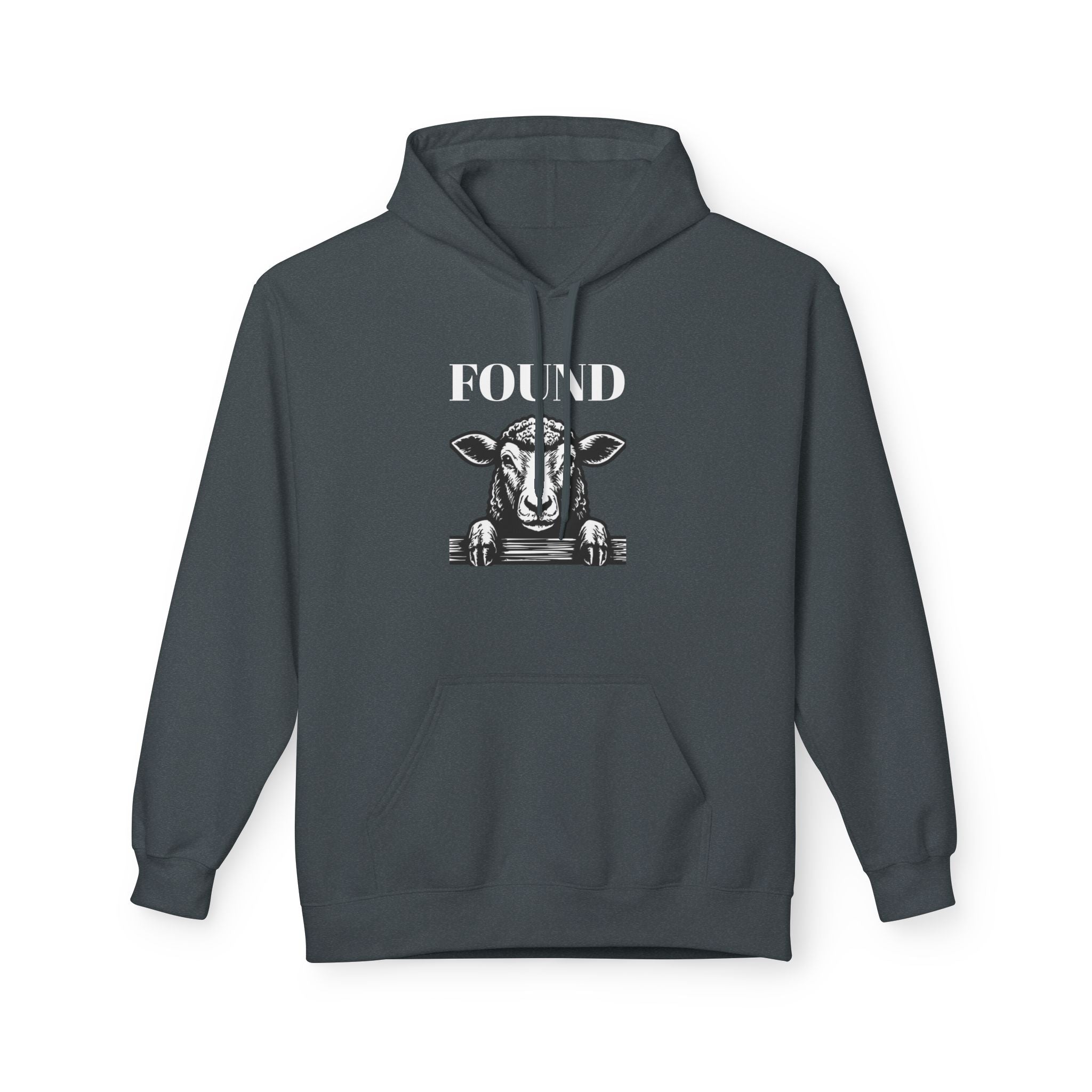 Found Sheep Hoodie — Christian Luke 15:7 Inspirational Fleece Pullover