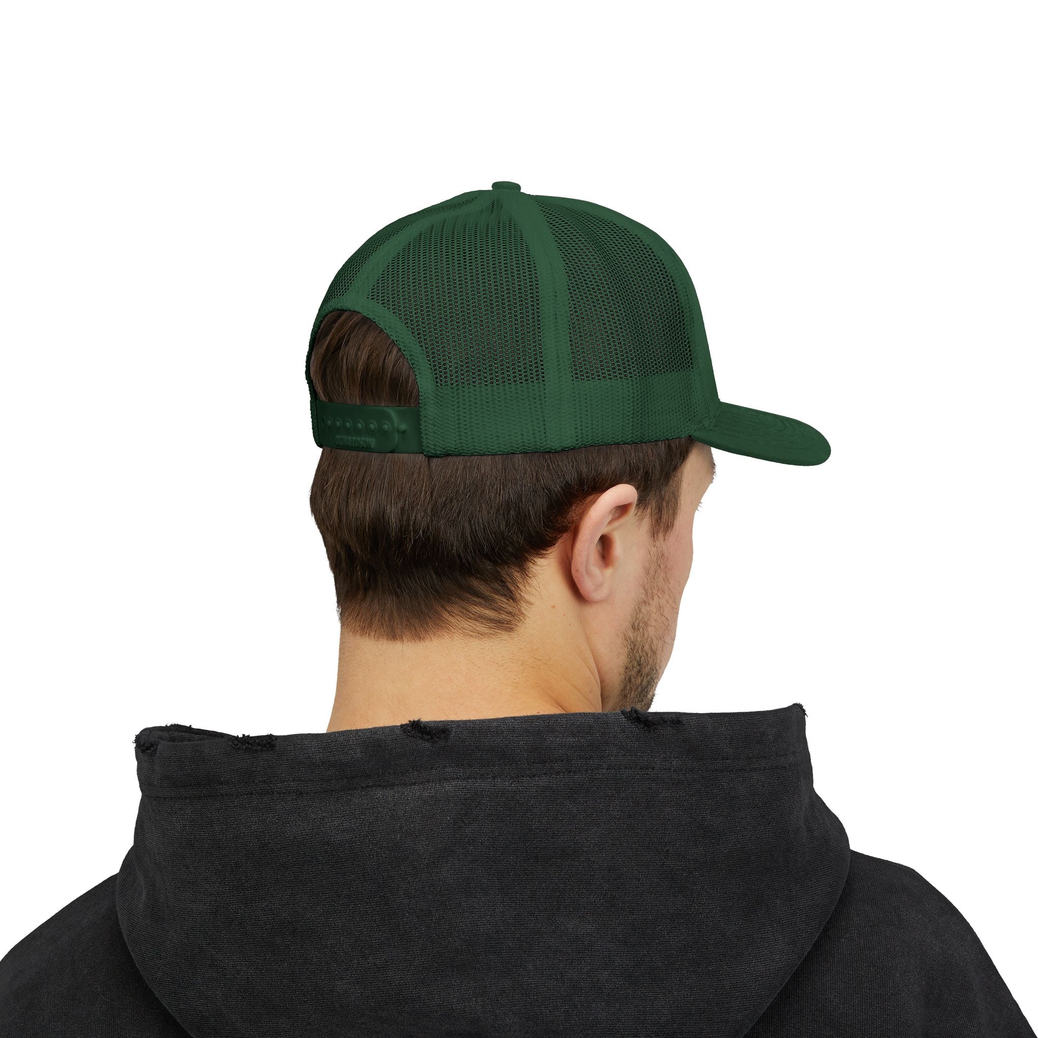 Embroidered Crystal Cross Snapback Trucker Cap — Religious Faith Baseball Hat