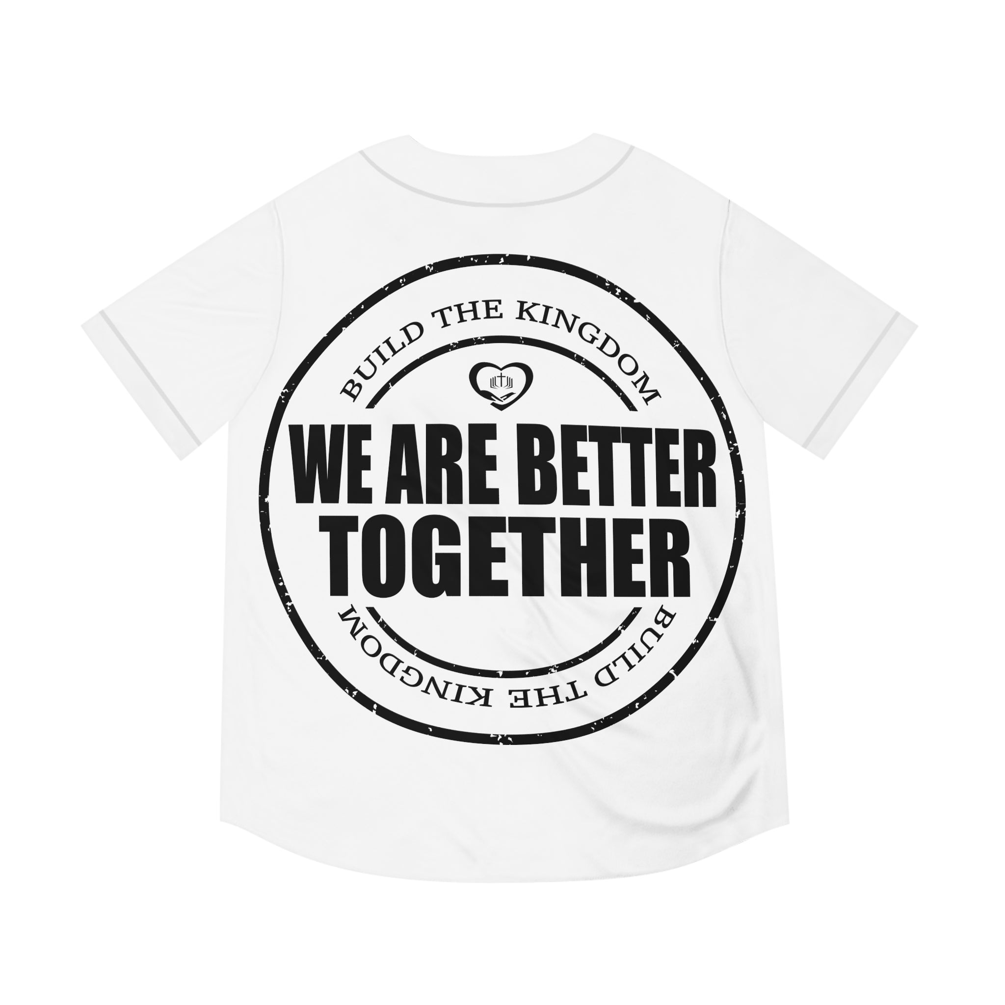 Baseball Jersey — 'We Are Better Together' Christian Team Ministry Shirt