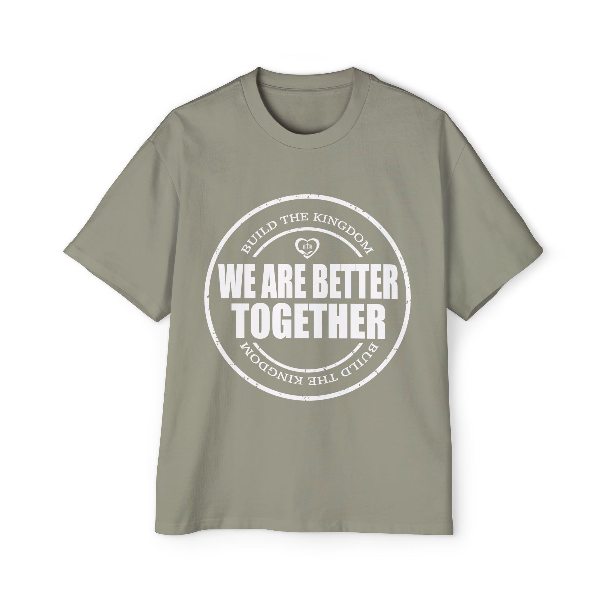 We Are Better Together Tee — Unity Graphic Men's Oversized T-Shirt