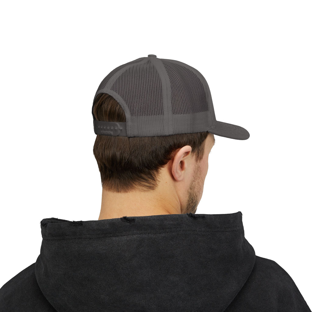 Embroidered Crystal Cross Snapback Trucker Cap — Religious Faith Baseball Hat