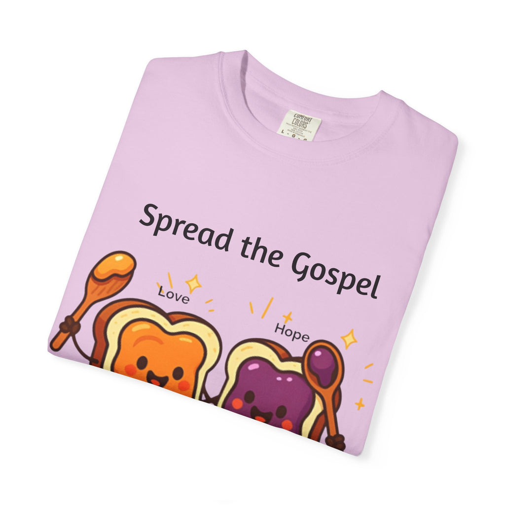 Spread the Gospel Toast T-Shirt — Cute Peanut Butter & Jelly Christian Tee